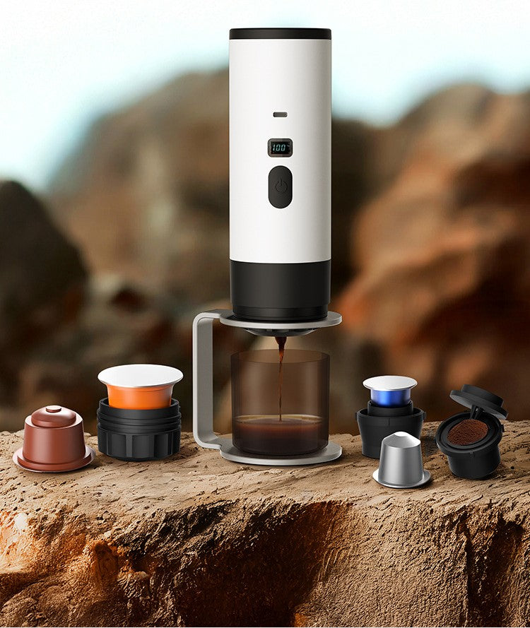 ماكينة قهوة محمولة