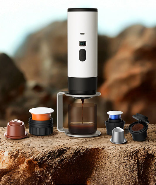 ماكينة قهوة محمولة